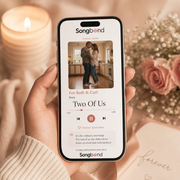 anniversary gift for couples — personalized custom song digital: app player, For Beth & Carl, lyric quotes — Songbond
