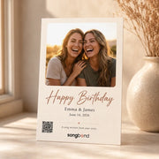 birthday gift for best friend — custom song card — Songbond